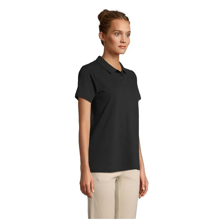 PULSE WOMEN POLO - S04501 (MOCN#BK)